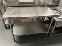 Stainless Steel Prep Table - 30" x 48" x 34" tall