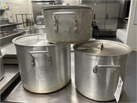 3 Stock Pots