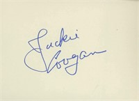 Jackie Coogan signature cut