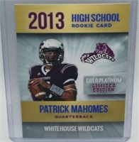 Patrick Mahomes 2013 Rookie Phenoms LE #5 Card