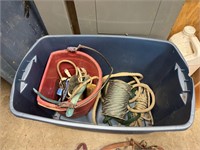 Tote of Miscellaneous Horse Items