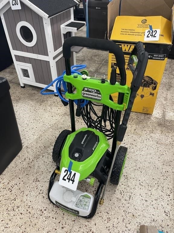 GREENWORKS 2100 PSI ELECTRIC PRESSURE WASHER