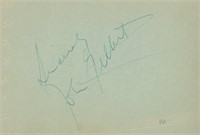 John Gilbert signature cut