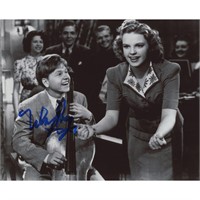 Mickey Rooney signed movie photo
