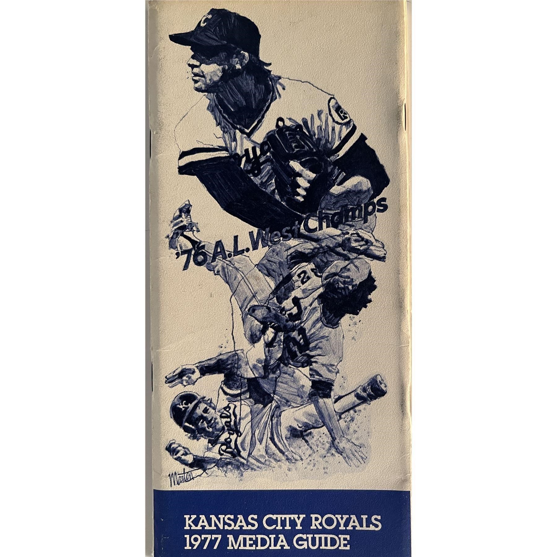 1977 Royals Media guide. 4x9 inches