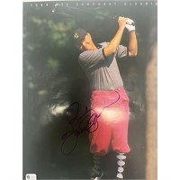 Professional golfer Rocky Thompson  signed magazin