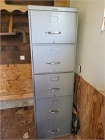 Metal File Cabinet 5 Drawers 18x58.5x28.5