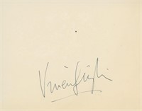 Vivien Leigh signature cut. GFA Authenticated