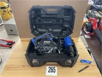 KOBALT 24V 7.25" CIRCULAR SAW W/BATT, CHRGR & CASE