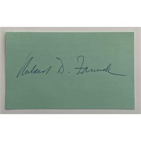 Richard D. Zanuck original signature