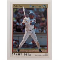 Sammy Sosa Cubs Premier '92 O-Pee-Chee Baseball Ca