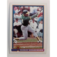 Rickey Henderson Oakland Athletics Bowman Baseball