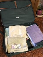 Cornerstone suitcase full of towels