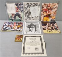 Washington Redskins Football Autographs