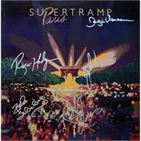 Supertramp signed Paris album