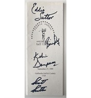 1999 Golf classic multi signed pamphlet