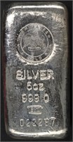 (1) 5 OZ .999 SILVER EMIRATES BAR