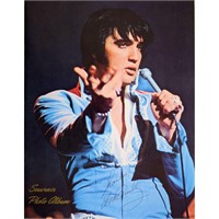 Elvis Presley signed Souvenir Photo Album