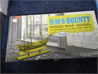 HMS BOUNTY WOOD SHIP MODEL KIT