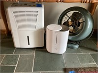 GE dehumidifier, vintage fan, Geniani Humidifier