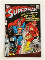 DC’s Superman No.199 1967 1st Flash/Superman Race