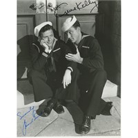 Frank Sinatra/ Gene Kelly signed movie photo. GFA