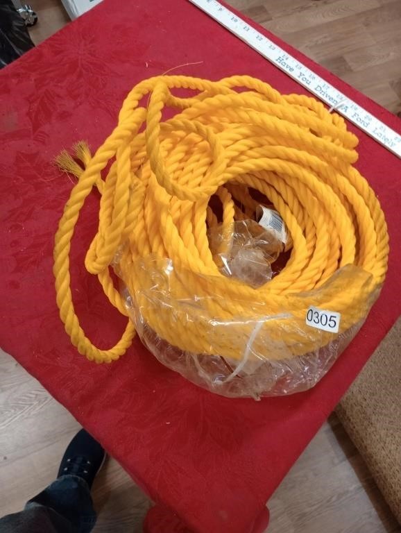 yellow rope