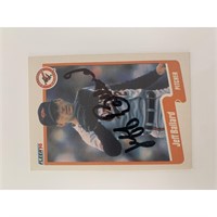 Jeff Ballard signed baseball card