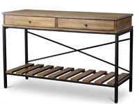 NEWCASTLE WOOD AND METAL CONSOLE