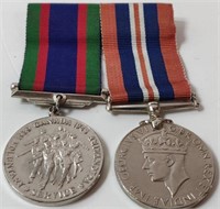 WW2 Silver Military Medals