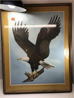 ART:  Ray Harm, Eagle, Signed by Artist