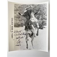 Western performer Jim Mecate signed photo