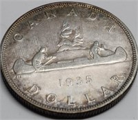 1935 Canadian Silver Dollar