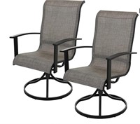 Grand patio Outdoor Swivel Dining Chairs Set of