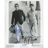 Tom Cruise and Dustin Hoffman signed "Rain Man" mo