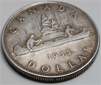 1935 Canadian Silver Dollar
