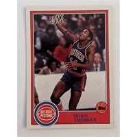 Isiah Thomas Detroit Pistons Topps Basketball Card