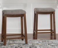 1 LOT 2- RUSTIC COUNTER STOOL.