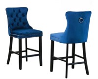 AVYONNA 27.2 STOOL SET OF 2 BLUE SW1902BL.