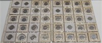 1920s-60s Canadian 5 Cent Coins