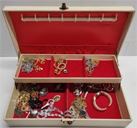 Jewelry Box w/ Assorted Jewelry