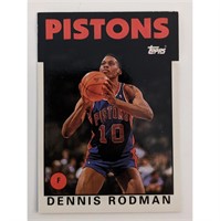 Dennis Rodman Pistons Topps Basketball Card