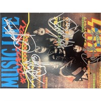 KISS Music Life signed tour book. GFA Authenticate