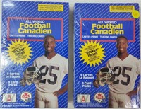 2 1991 All World Football Canadien Sets - Sealed