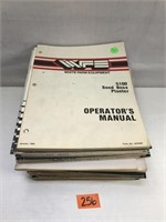 Various White Parts and Operator Manuals