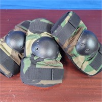 3 Sets of Camo Elbow Pads