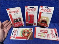 Vtg Coca-Cola magnets 1990s