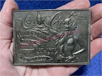 Vtg Coca-Cola Gent's Belt Buckle (brass)