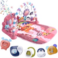 $36  PWTAO Baby Musical Activity Gym Mat  New Pink