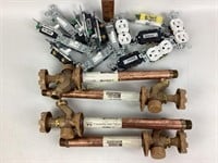 Outlet, switches, light switches, copper,